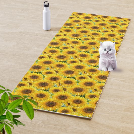 Blossom Sonnenblumen Yogamatte