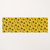Blossom Sonnenblumen Yogamatte (Vorderseite (Horizontal))