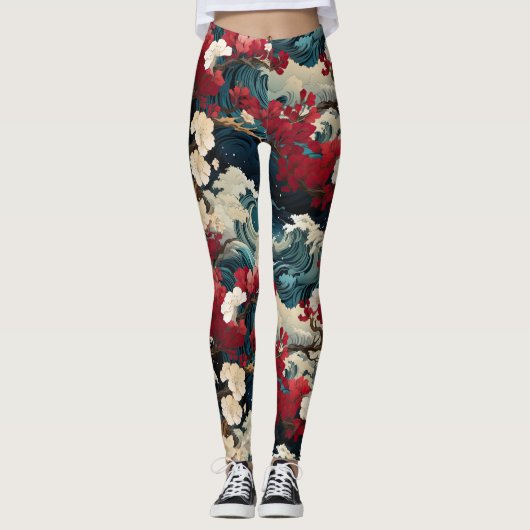 Blossom Storm Leggings - Hübsch (Vorderseite)