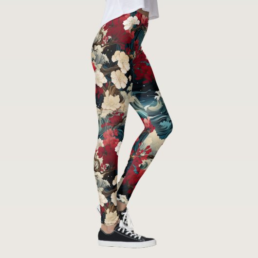 Blossom Storm Leggings - Hübsch (Rechts)