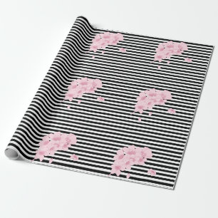 Blossom Strippapier Geschenkpapier