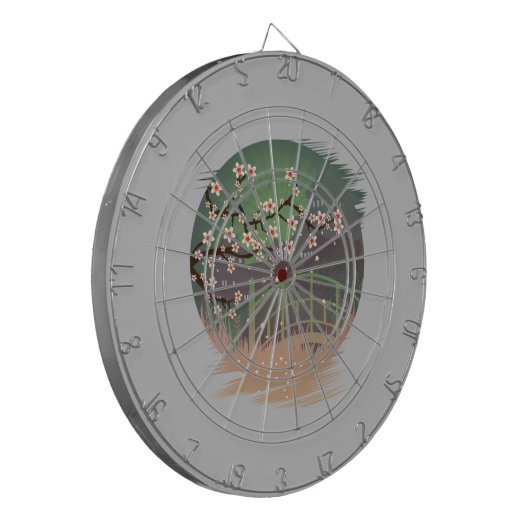 Blossom Sundown Dartscheibe (Vorderseite Links)