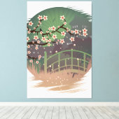 Blossom Sundown Leinwanddruck (Insitu (Holzboden))