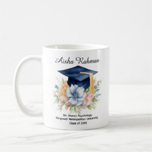 🎓Blossom & Tassel Abschlussbecher Kaffeetasse