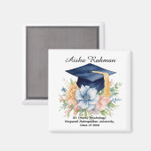 🎓Blossom & Tassel Graduation Mug Magnet (Vorderseite/Rückseite)
