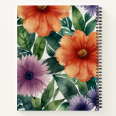 Blossom-Themed Spiral-Notebook Notizblock (Rückseite)