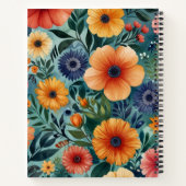 Blossom-Themed Spiral-Notebook Notizblock (Rückseite)