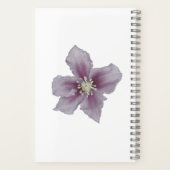 Blossom Threads - rosa Blumenbuch Notizblock (Rückseite)