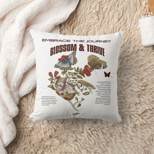 Blossom & Thrive: for Healing Journey Kissen (Decke)
