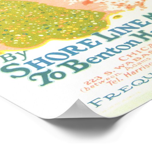 Blossom Time in Michigan Poster (Ecke)