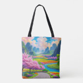 "Blossom Trail - Natur im vollen Leben Tasche (Rückseite)