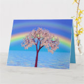 Blossom Tree Card Karte (Gelbe Blume)