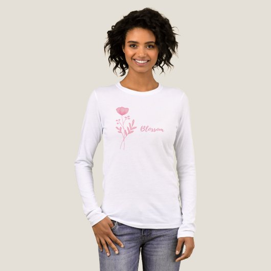 Blossom Tri-Blend Shirt (Vorderseite voll)