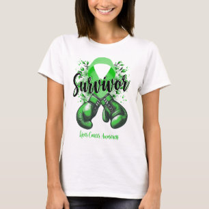 Blossom Überlebender Krebs Krieger T-Shirt