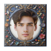 Blossom und Bird-Keramik Fliese (Vorderseite)