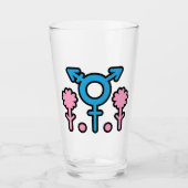 Blossom und Pride-Pint-Glas Glas (Vorderseite)