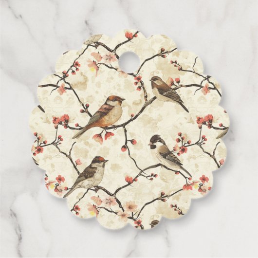 Blossom und Song Geschenkanhänger (Rückseite)