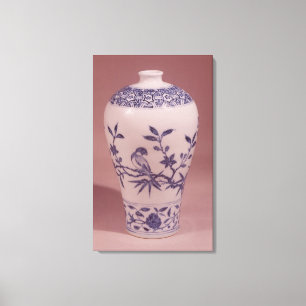 Blossom Vase, Ming Dynastie Leinwanddruck