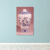 Blossom Vase, Ming Dynastie Leinwanddruck (Insitu (Holzboden))