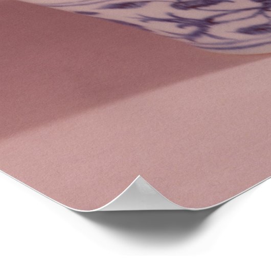 Blossom Vase, Ming Dynastie Poster (Ecke)