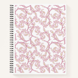 "Blossom Vine" Elegante Floralmuster-Papeterie Notizblock