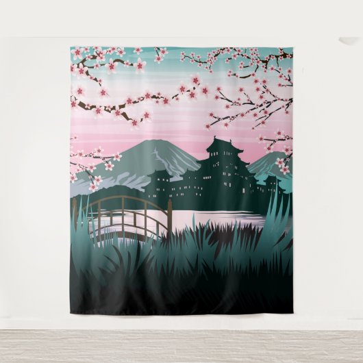 Blossom Wandteppich (Vorderseite)