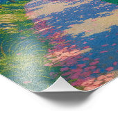 Blossom Weg im Frühling - Japanische Kunst-Kimono Fotodruck (Ecke)