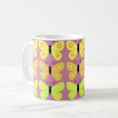 Blossom wie ein Schmetterling Kaffeetasse (Vorderseite Links)