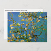 Blossoming Almond Tree by Vincent van Gogh Postkarte (Vorne/Hinten)