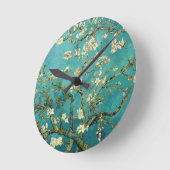 Blossoming Almond Tree Vincent Van Gogh Runde Wanduhr (Winkel)