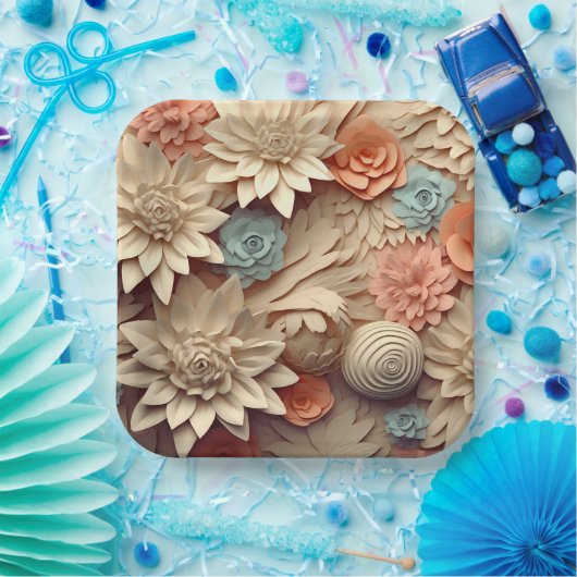 Blossoming Beauty Pappteller (Party)