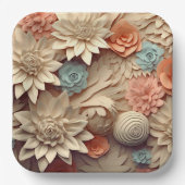 Blossoming Beauty Pappteller (Vorderseite)