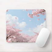 Blossoming Cherry Mouse Pad Mousepad (Mit Mouse)