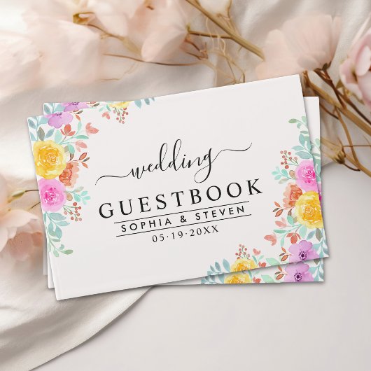 Blossoming Love – A Spring Floral Wedding Gästebuch