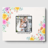 Blossoming Love – A Spring Floral Wedding Gästebuch (Rückseite)