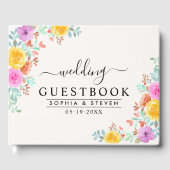 Blossoming Love – A Spring Floral Wedding Gästebuch (Vorderseite)