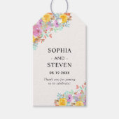 Blossoming Love – A Spring Floral Wedding Geschenkanhänger (Vorderseite)