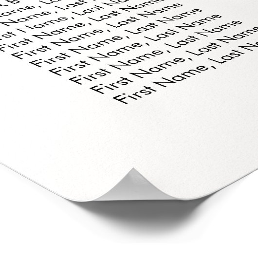 Blossoming Love – A Spring Floral Wedding Poster (Ecke)