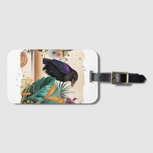BlossomRaven im Dschungel Gepäckanhänger (Vorderseite (Horizontal))
