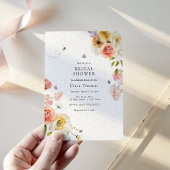 Blossoms and Honey Bee Bridal Shower Invitation Einladung