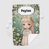 Blossoms Embrace Personalisiert Golfhandtuch (Insitu)