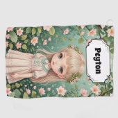 Blossoms Embrace Personalisiert Golfhandtuch (Horizontal)