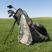 Blossoms Embrace Personalisiert Golfhandtuch (Gras)