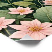 Blossoms Embrace Personalisiert Poster (Ecke)