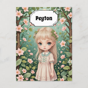 Blossoms Embrace Personalisiert Postkarte