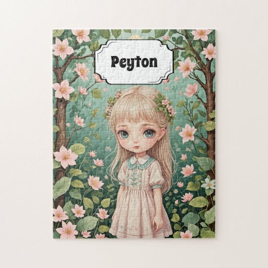 Blossoms Embrace Personalisiert Puzzle (Vertikal)