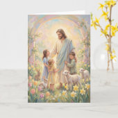 Blossoms of His Love Easter Card Karte (Gelbe Blume)