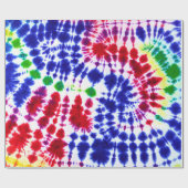 Blotchy Batik Gefärbte Krawatte Abstrakt Textile A Geschenkpapier (Flach)