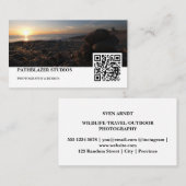 Blouberg Beach Sunset Stacks Visitenkarte (Vorne/Hinten)