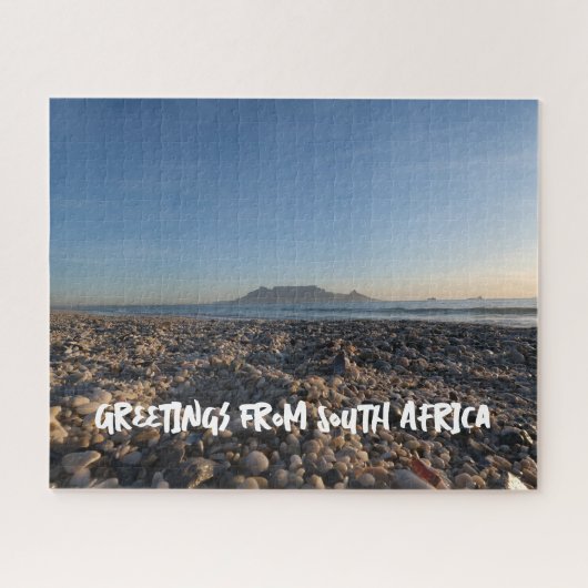 Blouberg Beach Table Mountain Ocean View Custom Puzzle (Horizontal)